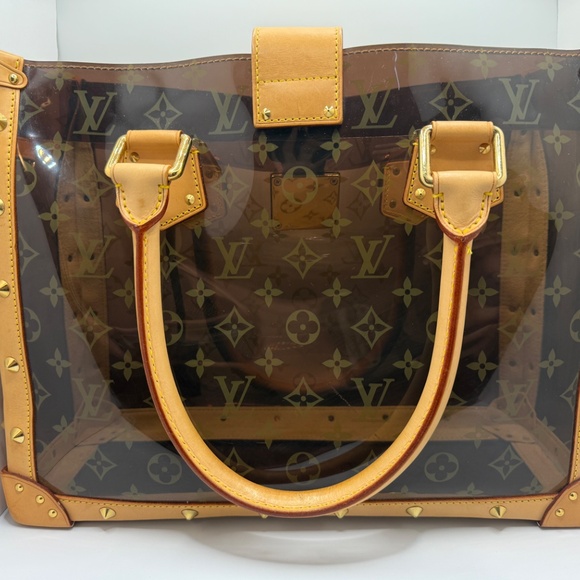 LOUIS VUITTON GM LIMITED EDITION AMBER CABAS NEO VINYL CRUISE HANDBAG! - Picture 14 of 17